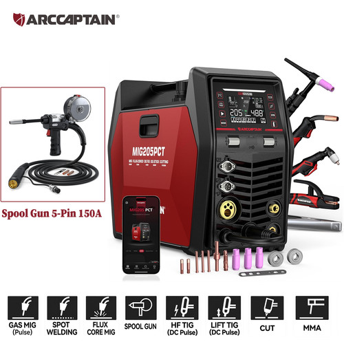 Arccaptain mig205 pct - arccaptain, pulse
